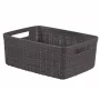 Kosz Curver Jute S 5L 27x20x11cm Ciemnoszary