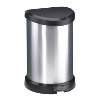 Kosz na pedały CURVER Deco 15L Srebrny