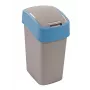 CURVER Flip Bin 9L Srebrny/Niebieski Kosz na Śmieci
