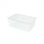 CURVER Pudełko z pokrywką Textile Box 45L 59,6x39,4x23cm Przezroczyste