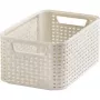CURVER Style S Pudełko do przechowywania 28,5 x 19,4 x 13 cm Kremowy Efekt Rattanu