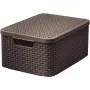 CURVER Style M Pudełko do przechowywania z pokrywką 39,3x29,3x18,7 cm Ciemny brąz