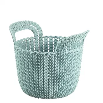Kosz CURVER Knit XS okrągły 3L 23x19x19 cm niebieski