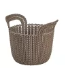 Kosz CURVER Knit XS okrągły 3L 23x19x19 cm brązowy