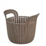 Kosz CURVER Knit XS okrągły 3L 23x19x19 cm brązowy