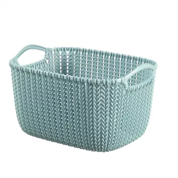 CURVER Kosz Knit S Prostokątny 8L 30x22x17cm Niebieski