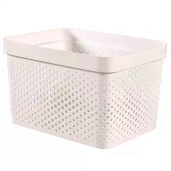 Curver Pudełko Infinity Recycled 17L 36x27x22cm Biały