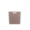 Kosz CURVER Jute Square 17L 28x28x27cm Różowy