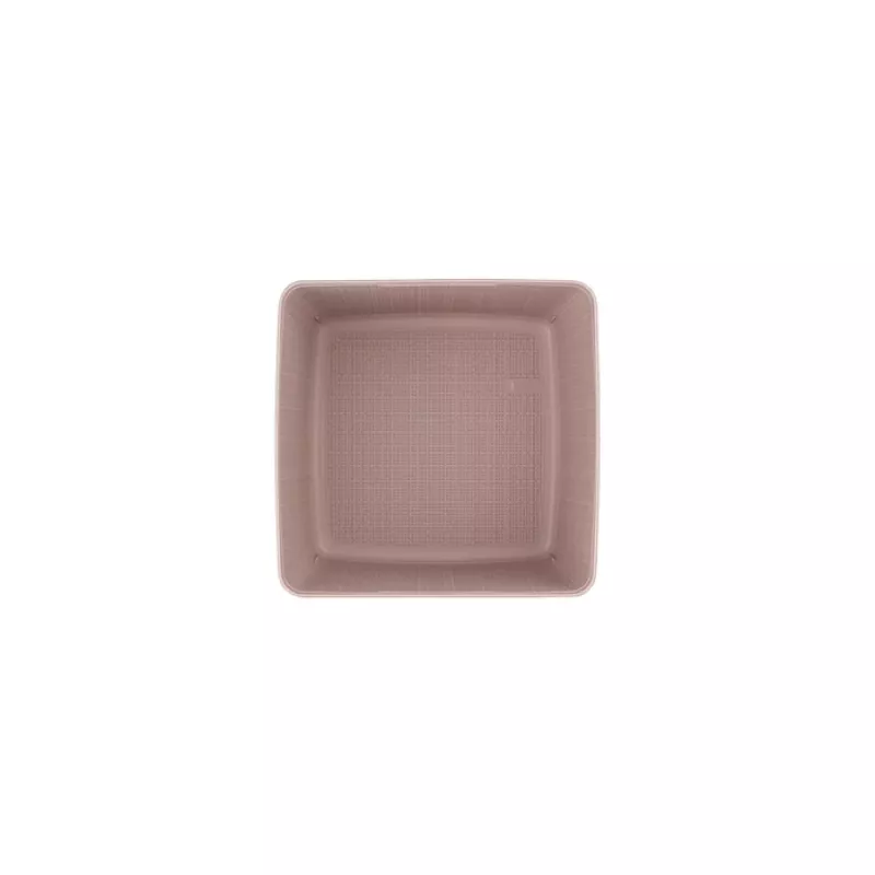 Kosz CURVER Jute Square 17L 28x28x27cm Różowy