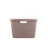 Kosz na pranie CURVER Jute 46L 59x39x26cm Różowy