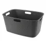 Kosz na pranie CURVER Softex 45L 57x37x27cm Ciemnoszary