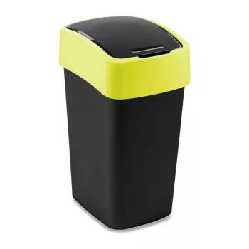 CURVER Flip Bin 25L Kosz na śmieci Czarny/Żółty