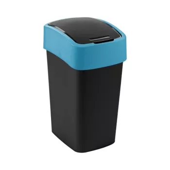 CURVER Flip Bin 25L Kosz na śmieci Czarno-niebieski