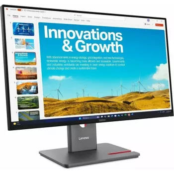 Monitor Lenovo ThinkVision P24qD-40 23,8 inch QHD IPS z USB-C 75W, HDMI, DP, regulacja wysokości, czarny
