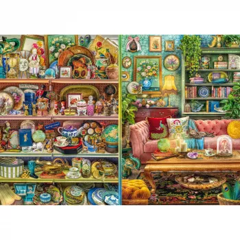 Schmidt Spiele Aus Alt mach Neu - mit Liebe dekoriert (1000 Teile) Puzzle 1000 elementów
