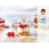 LEIFHEIT Hermetyczny słoik szklany 370ml - Szczelny słoik do przechowywania z klipsem drucianym i naturalną uszczelką gumową, przezroczyste szkło, konserwacja żywności
