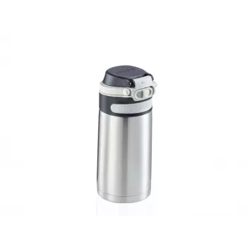 LEIFHEIT Thermo Mug Flip 350 ml Srebrny