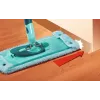 LEIFHEIT Clean Twist XL 42 cm Zestaw Mopa Płaskiego z Włókna Mikro o Bardzo Miękkiej Wkładce z Wirowym Wyżymaczem i Teleskopowym Uchwytem, Zielony/Turkusowy