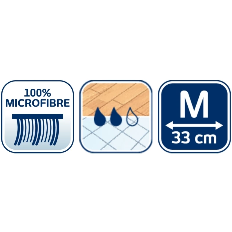 Leifheit Clean & Compact M wymienna mikrofibrowa nakładka na mopa