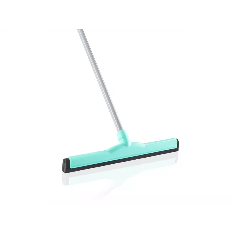 LEIFHEIT Classic Aqua Collect Ściągaczka do podłóg z teleskopowym uchwytem, 45 cm, zielono-biała