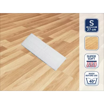 LEIFHEIT Wymienna szczotka Picobello S Super Soft 27cm Mikrofibra Pokrowiec na mop