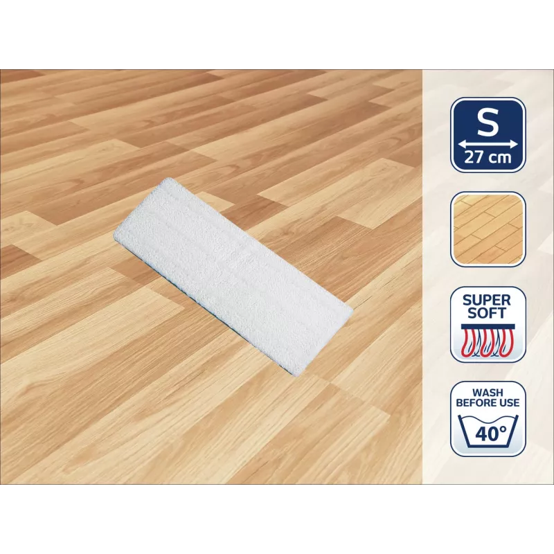 LEIFHEIT Wymienna szczotka Picobello S Super Soft 27cm Mikrofibra Pokrowiec na mop