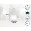 SOEHNLE Air Aromatizator Valencia Ultradźwiękowy Dyfuzor Aromatyczny, 100 ml Zbiornik, Do 4h Pracy, Biały/Srebrny
