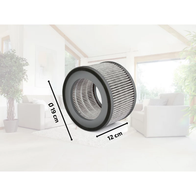 SOEHNLE Filter AirFresh Clean 400 Filtr powietrza do lodówki – Neutralizator zapachów z węglem aktywnym do Bosch i Siemens