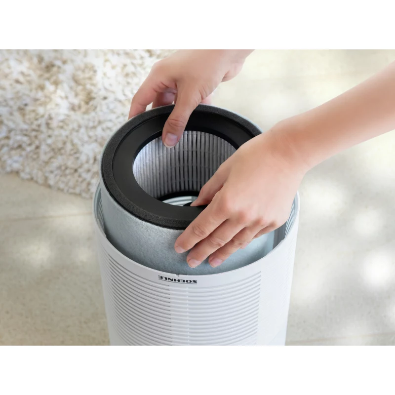 SOEHNLE Filter AirFresh Clean 400 Filtr powietrza do lodówki – Neutralizator zapachów z węglem aktywnym do Bosch i Siemens