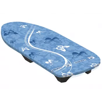 LEIFHEIT Air Board Table Compact Deska do prasowania 70x30cm, Thermo-Reflect, Ultra-Light EPP, Składana, Biało-Niebieska