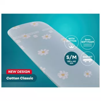 LEIFHEIT Pokrowiec na deskę do prasowania Cotton Classic S/M 125x40cm