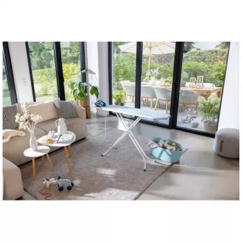LEIFHEIT Deska do prasowania Classic S Basic 110x30cm z zamocowaną podstawką na żelazko i regulacją wysokości 7-stopniową