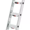 Hailo Master S120 Pro aluminiowy podest roboczy, 3 stopnie, nośność 150 kg, składany, z wielofunkcyjną tacą