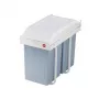 HAILO Multi-Box Duo L pojemnik na odpady podtynkowy, 2x14L, biały