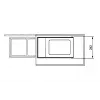HAILO Multi-Box Duo L pojemnik na odpady podtynkowy, 2x14L, biały