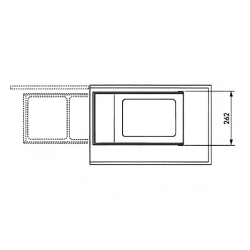 HAILO Multi-Box Duo L pojemnik na odpady podtynkowy, 2x14L, biały