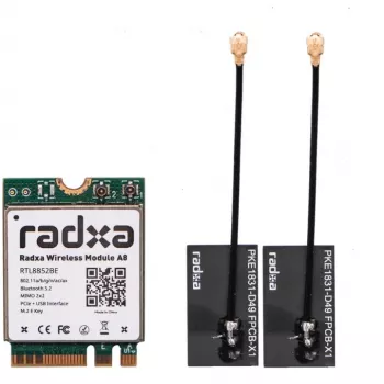 RADXA RA007-A8 M.2 WiFi 6 i Bluetooth 5.2 Moduł Bezprzewodowy (Intel AX200)