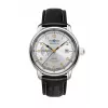 Zeppelin Mediterranee 96681 Automatyczny Zegarek Męski, 40mm, Niebieska Tarcza, Niebieski Pasek Skórzany