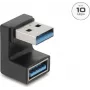 Adapter USB Delock 10 Gbps Type-A męski do żeńskiego w kształcie litery U