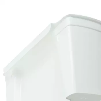 keeeper Pudełko wielofunkcyjne 4L Janek Kubuś Puchatek, białe, 27 x 18 x 16,3 cm, składane pudełko do przechowywania z pokrywką, plastik bez BPA