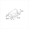 keeeper Nocnik treningowy comfort Zuza Pure 28x37x14cm Różowy