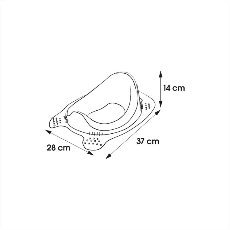 keeeper Nocnik treningowy comfort Zuza Pure 28x37x14cm Różowy
