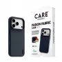 Etui CARE by PanzerGlass Fusion Fabric niebieskie z MagSafe dla iPhone 17 Pro