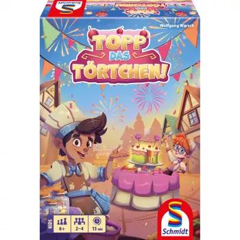 Schmidt Spiele Topp das Törtchen! Gra planszowa dla dzieci