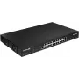 Edimax Pro GS-5424PLX 24-portowy gigabitowy inteligentny switch PoE+ z 4 portami 10G SFP+ uplink, budżet 400W, zarządzanie L2+, do montażu w szafie Rack