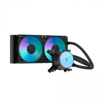 Fractal Design Radius 240 RGB Czarny Wielofunkcyjny Cieczowy Cooler CPU