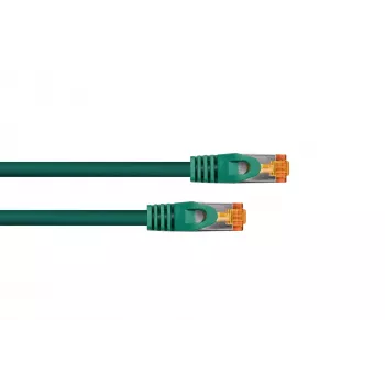 KABELMEISTER kabel krosowy Cat.7 S/FTP, RJ45, TPE bezhalogenowy, zielony, 0,25m
