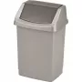 Kosz na śmieci z pedałem CURVER Click-it 50L 38,5x33,5x63,5cm Srebrny