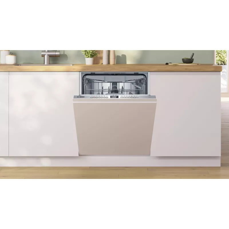 BOSCH SMH4HVX11E Zmywarka do zabudowy w pełni zintegrowana, 60 cm, 13 zestawów, Wi-Fi, EcoSilence Drive, 44 dB, klasa energetyczna C, VarioHinge