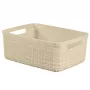 Kosz CURVER Jute S 5L 27x20x11cm Kremowy